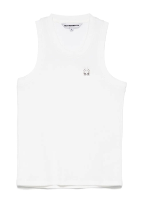 Melitta Baumeister pierced tank top - White