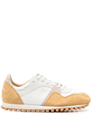 Spalwart panelled low-top sneakers - White