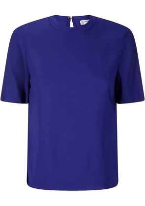 Alberto Biani eyelet-detailing t-shirt - Blue