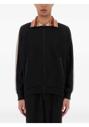 Sasquatchfabrix. striped-panel jacket - Black