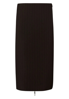 Jean Paul Gaultier x Lotta Volkova lace-up skirt - Black