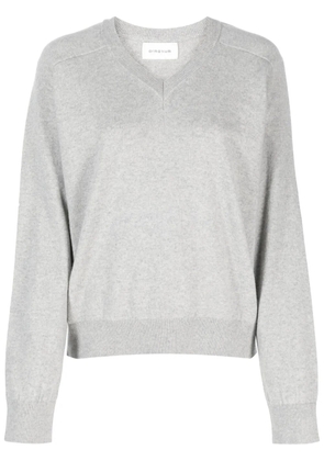 ARMARIUM V-neck recycled cashmere jumper - Grey
