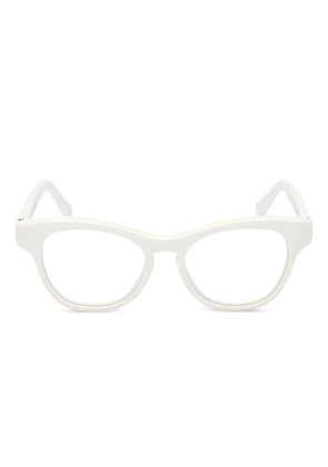 Moncler Eyewear geometric-frame glasses - White