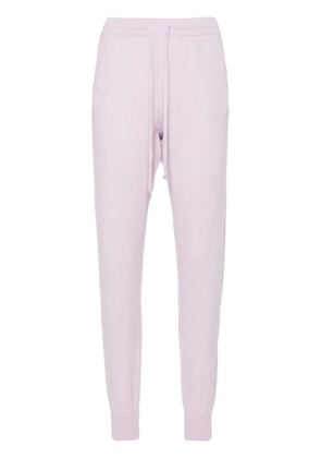 Teddy Cashmere Milano cashmere track pants - Purple