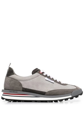 Thom Browne panelled lace-up sneakers - Grey