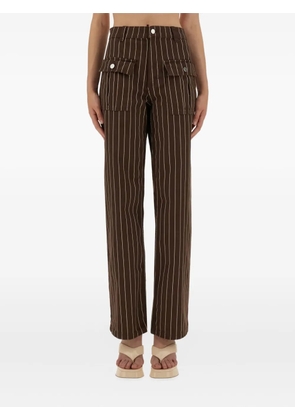 Baum Und Pferdgarten Nickie striped-pattern trousers - Brown
