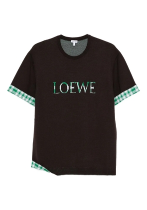 LOEWE logo-print T-shirt - Brown