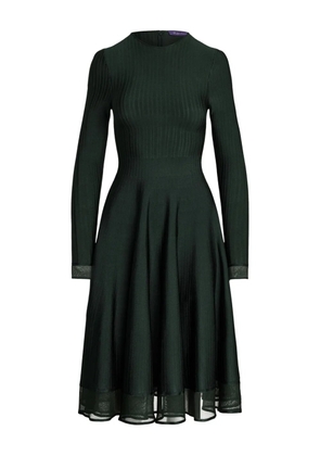 Ralph Lauren Collection long-sleeve ribbed midi dress - Green