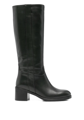 paola parisi 50mm block-heel boots - Black