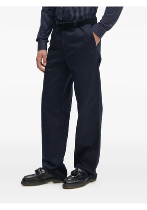 Wood Wood welt-pocket trousers - Blue