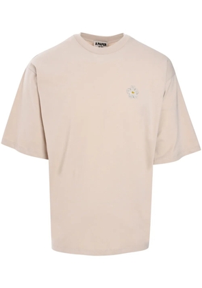 A Paper Kid logo-print T-shirt - Neutrals