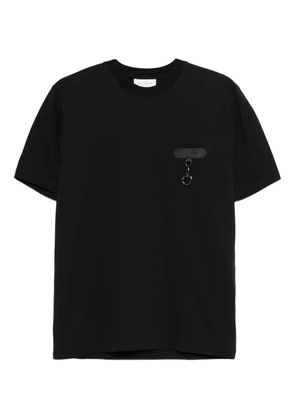 YES LONDON logo-patch T-Shirt - Black