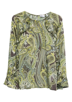 Marella Navarra paisley-print shirt - Green