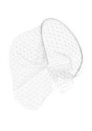 Jennifer Behr silk voilette - White