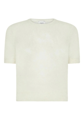 Cruna Nina short-sleeve sweater - Neutrals