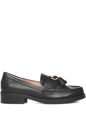 Coccinelle tassel detail flat shoes - Black