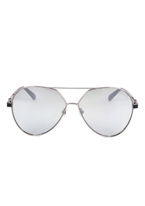 Moncler Eyewear pilot frame sunglasses - Silver
