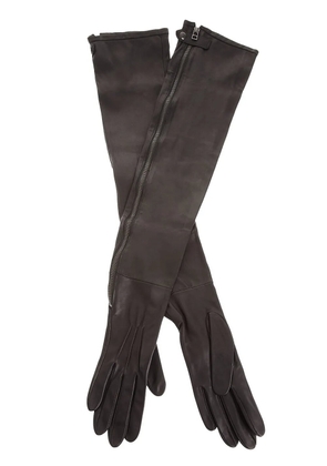 Haider Ackermann zip fastening glove - Black