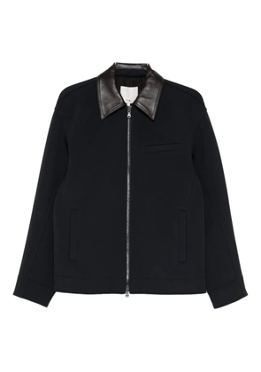 Tibi contrast-collar jacket - Blue