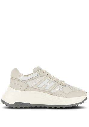 Hogan H669 lace-up leather shoes - Neutrals