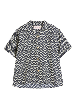 Valentino Garavani Toute La V bowling shirt - Blue