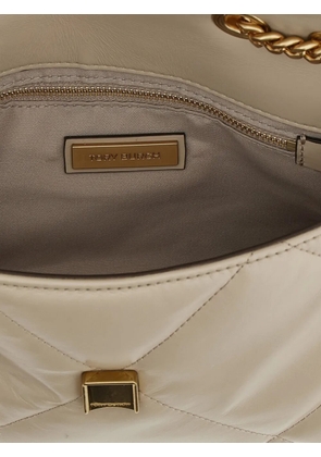 Tory Burch small Kira diamond-quilted cross body bag - Neutrals