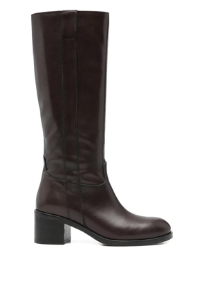 paola parisi 65mm block-heel boots - Brown