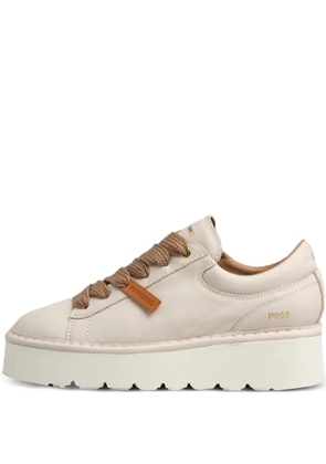 PANCHIC lace-up platform sneakers - Neutrals
