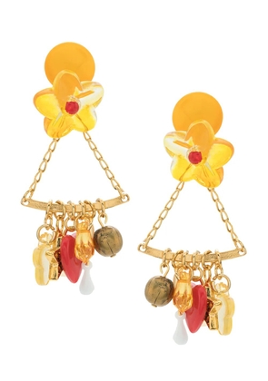 Amir Slama Bijoux Penduricalho earrings - Yellow