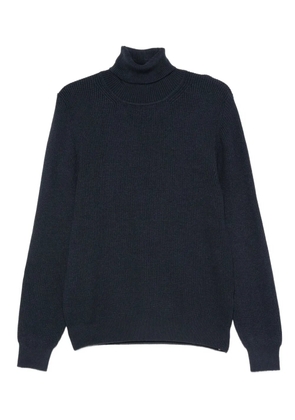IMPERIAL roll-neck ribbed sweater - Blue