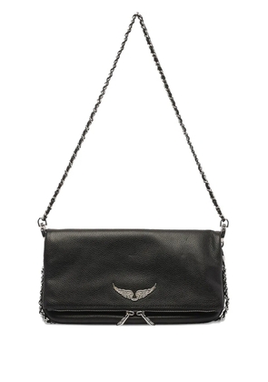 Zadig&Voltaire Rock logo-detailed chain-strap cross-body bag - Black