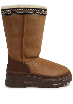 UGG fur-lined snow boots - Brown
