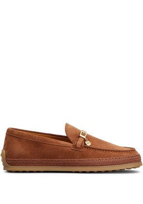 Tod's suede loafers - Brown