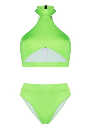 Noire Swimwear Bahamas cut-out two-piece bikini - Green