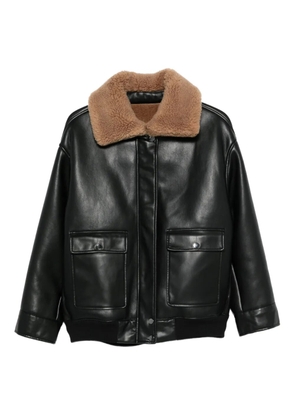 Molli wool-collar jacket - Black