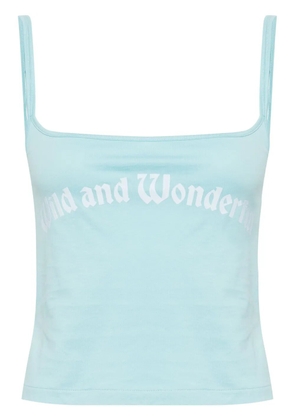 Stockholm Surfboard Club slogan-print cotton top - White