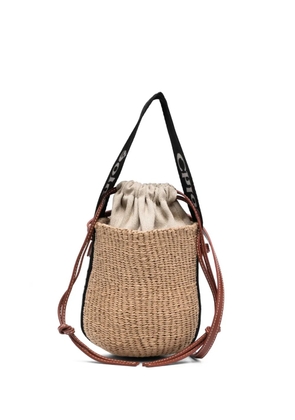 Chloé small Woody bucket bag - Neutrals