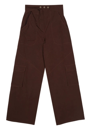 THE ANDAMANE Sarah cargo trousers - Brown