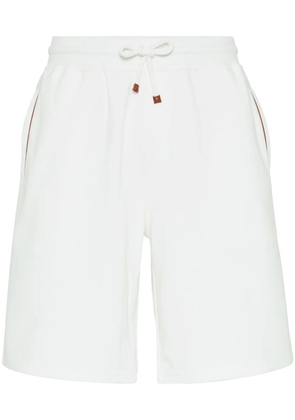 Brunello Cucinelli drawstring shorts - White