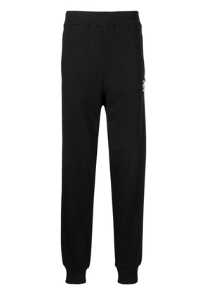 Roberto Cavalli logo-plaque track pants - Black