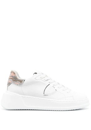 Philippe Model Paris Tres Temple low-top sneakers - White