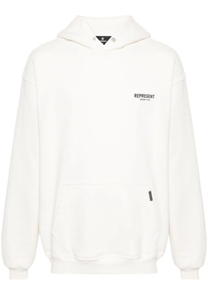 Represent Owners Club cotton hoodie - White