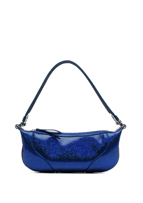BY FAR mini Amira disco-dot bag - Blue