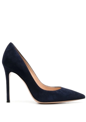 Gianvito Rossi Gianvito 105mm suede pumps - Blue