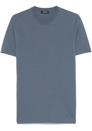 Zanone organic-cotton T-shirt - Blue
