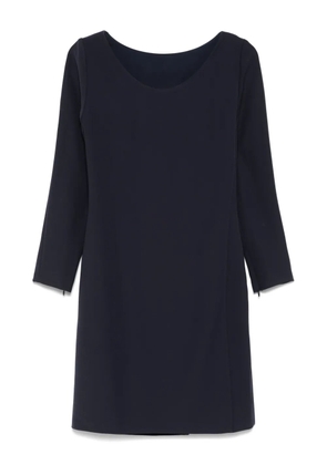 Emporio Armani long-sleeves mini dress - Blue