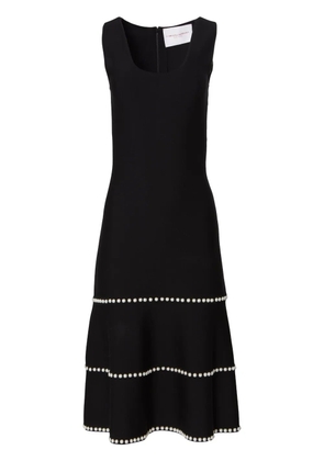 Carolina Herrera scoop-neck midi dress - Black