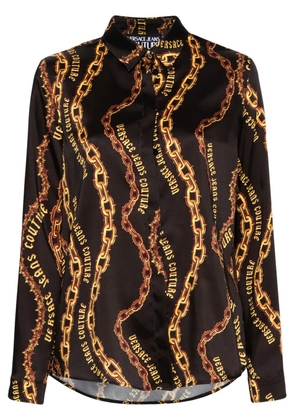 Versace Jeans Couture Chain Couture-print shirt - Black