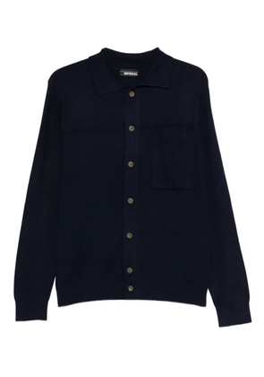 IMPERIAL buttoned pocket cardigan - Blue