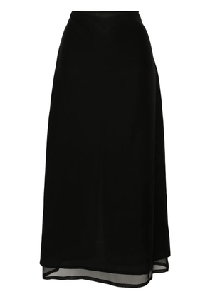 Fabiana Filippi organza maxi skirt - Black